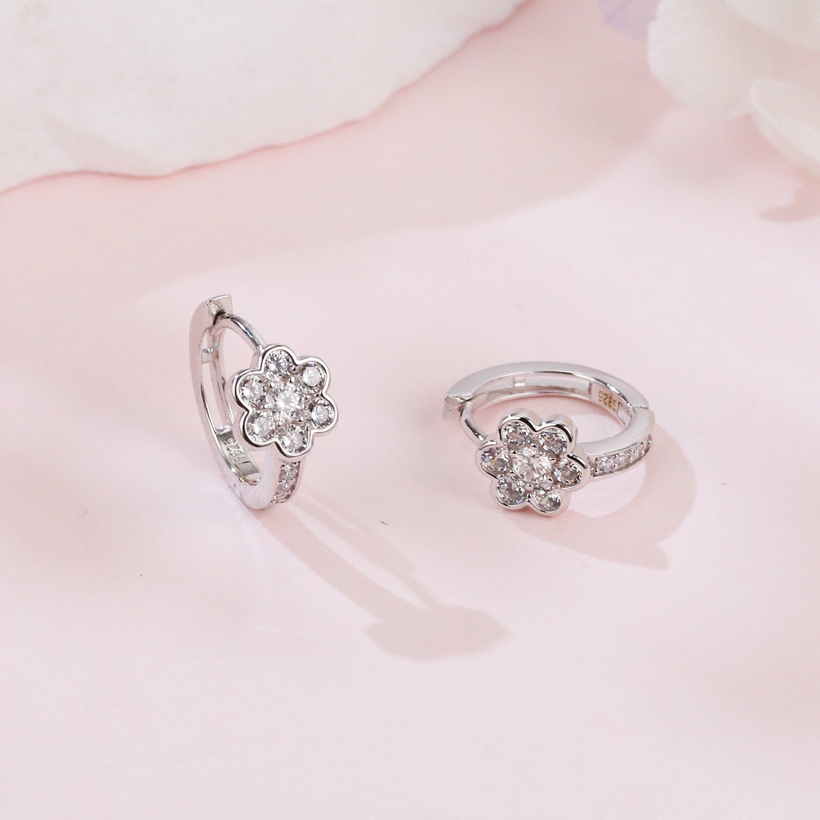 Luxury Floral Moissanite Earrings – moissanite earrings