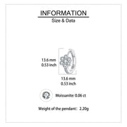 Luxury Floral Moissanite Earrings – moissanite earrings, styling detail