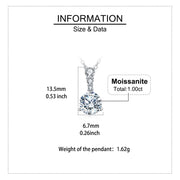Triple Moissanite Graduated Necklace – moissanite necklace, styling detail