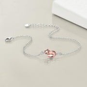 925 Sterling Silber Fuchs Charm Armband