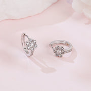 Luxury Floral Moissanite Earrings – moissanite earrings