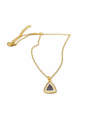 Stainless Steel Triangle Necklace – sterling silver necklace