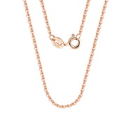Rose Gold Italian Rope Chain Necklace – gold-plated necklace