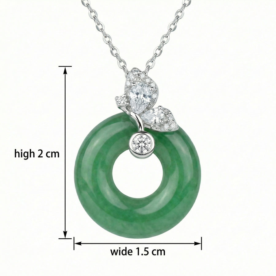 Jadeite Pi Disc Butterfly Necklace – jade necklace
